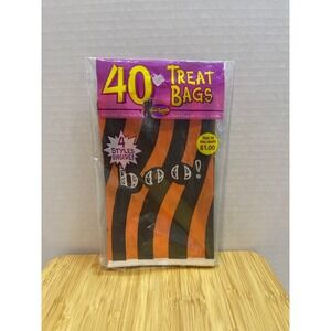 Vintage Halloween Treat‎ Bags Fun World 40 bags